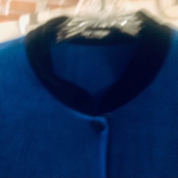 New Sapphire with Black Trim Softwear by Mark Singer Jacket Button Down - Picture 7 of 16
